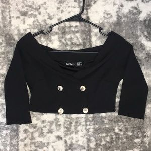 Off the Shoulder Crop Top